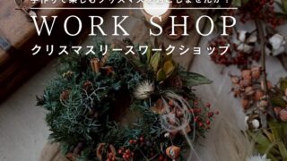 12月6日開催｜森の香りを感じる【フレッシュ針葉樹のクリスマスリース